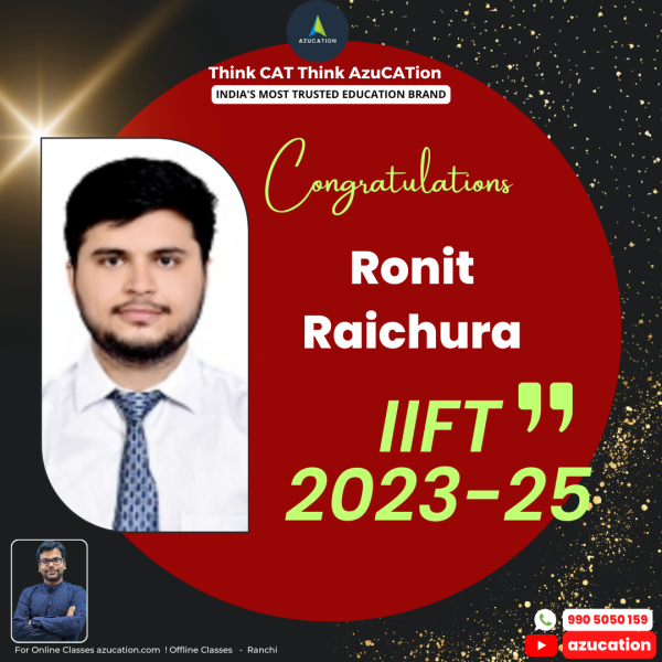 IIFT Ronit Raichura