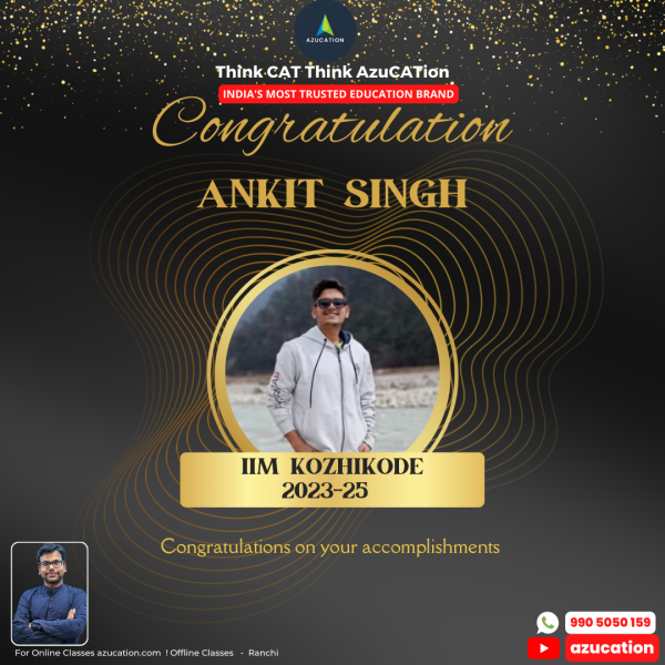 IIM K Ankit Singh