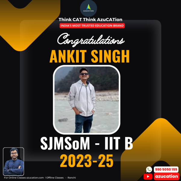 IIT B SJMSoM Ankit Singh