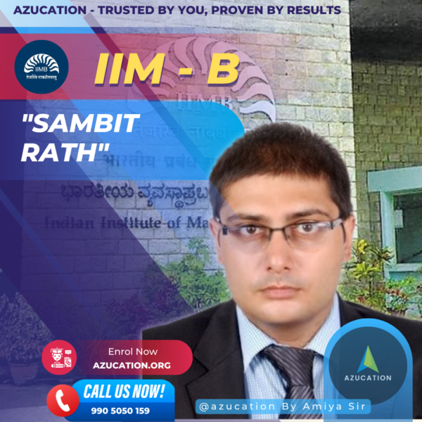 IIM B Sambit Rath