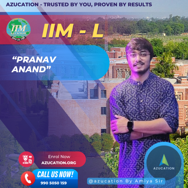 IIM L Pranav Anand