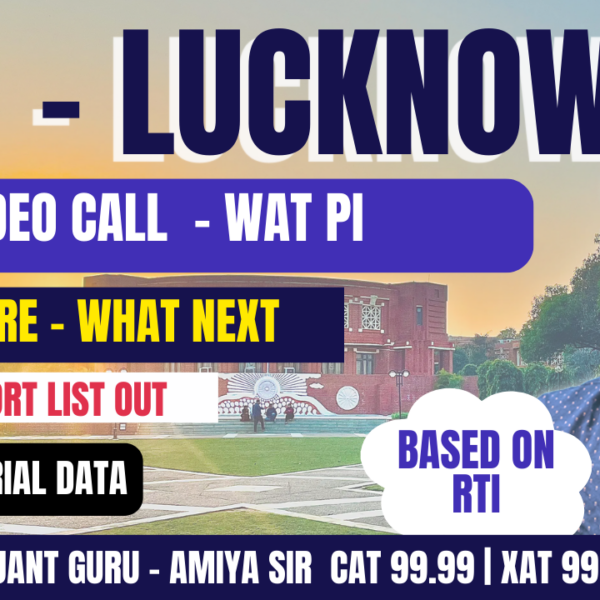 IIM Lucknow 2024-26 MBA, MBA ABM, MBA SM WAT PI Shortlist Out: Comparative Analysis 2023-26 : Analyzing Admission Trends