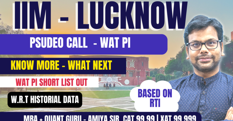 IIM Lucknow CAT Score