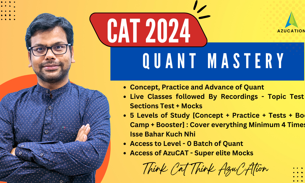CAT 2024 Quant Mastery
