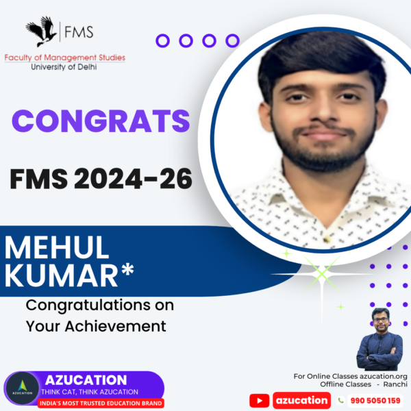 FMS Mehul Kumar