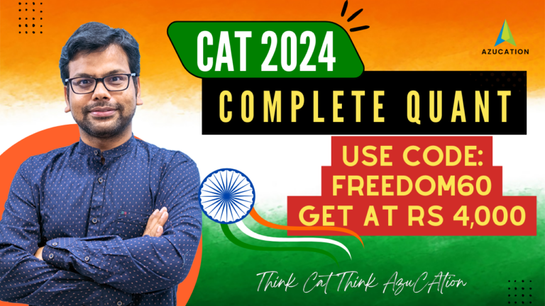 CAT 2024 QUANT Freedom