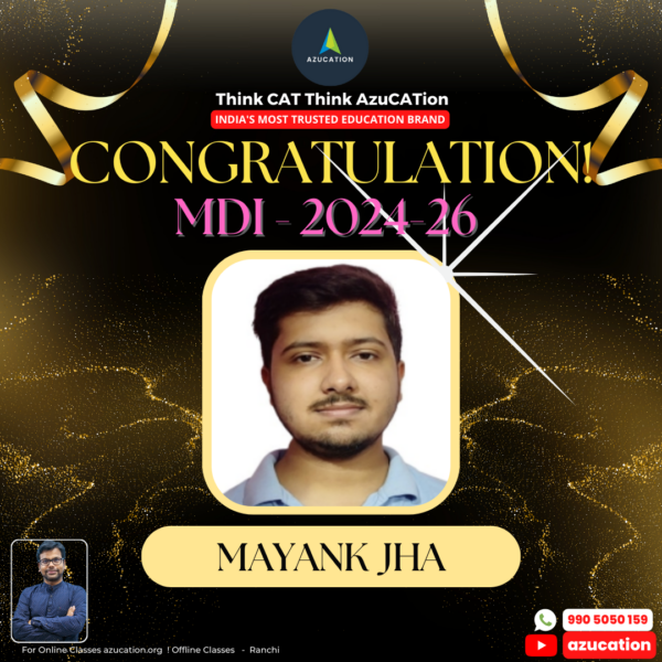 MDI Mayank Jha