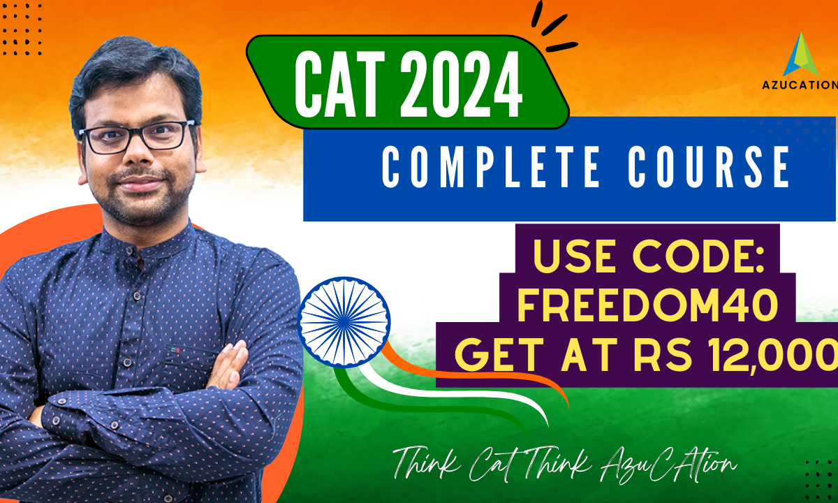 CAT 2024 : Self Study : Complete Course