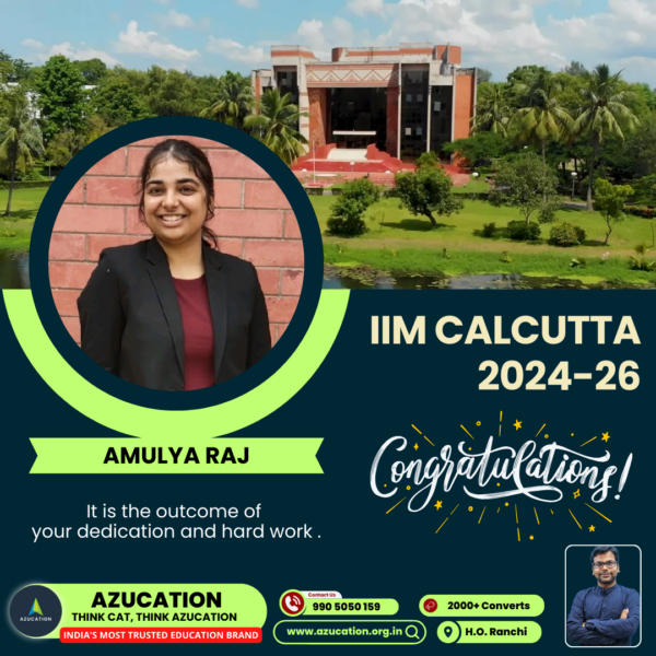 IIM Cal Amulya Raj