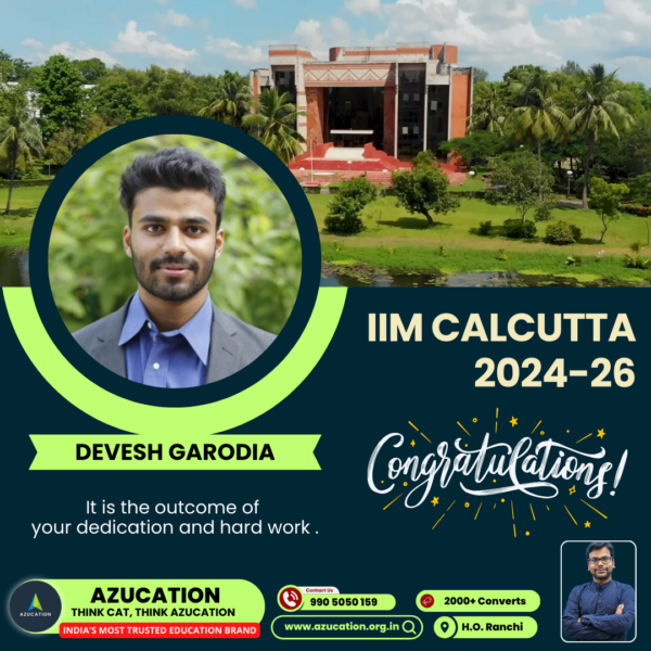 IIM Cal Devesh Garodia