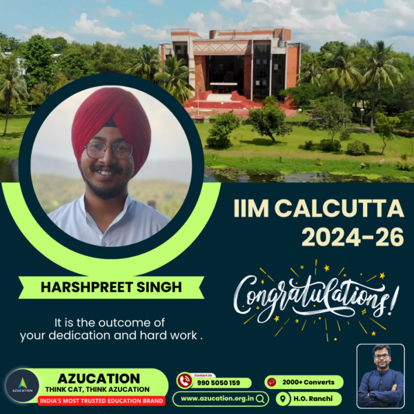 IIM Cal Harshpreet Singh