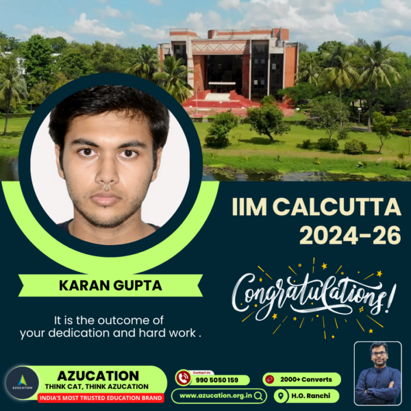 IIM Cal Karan Gupta