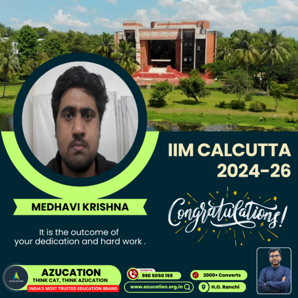 IIM Cal Medhavi Krishna