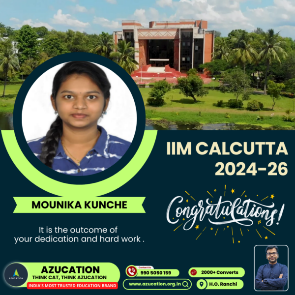 IIM Cal Mounika Kunche