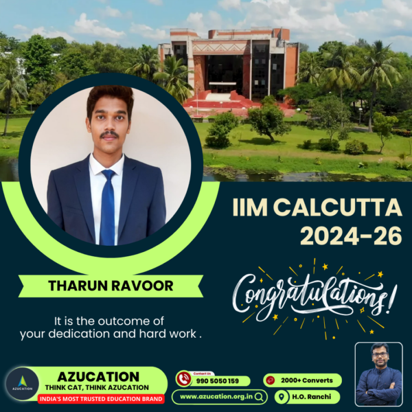 IIM Cal Tharun Ravoor