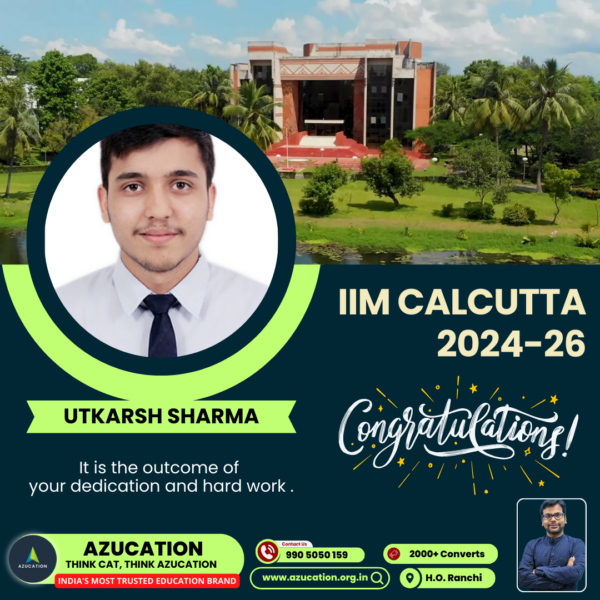 IIM Cal Utkarsh Sharma