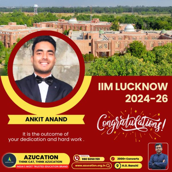 IIM Lucknow Ankit Anand