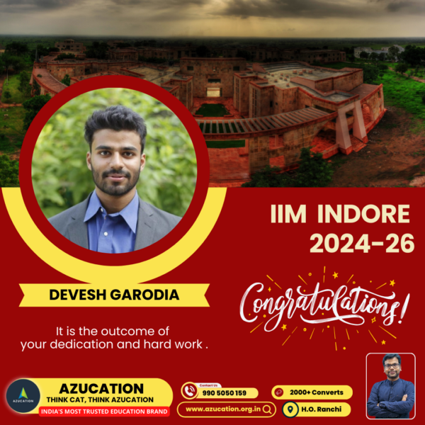 IIM Indore Devesh garodia