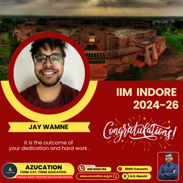 IIM Indore Jay Wamne