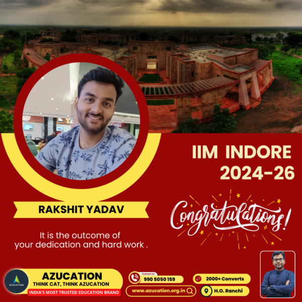 IIM Indore Rakshit yadav