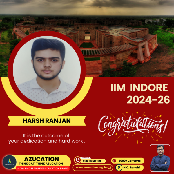 IIM Indore harsh ranjan