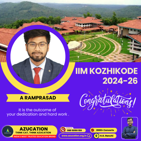 IIM Kozhikode A Ramprasad