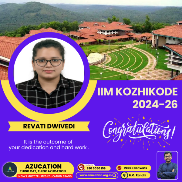 IIM Kozhikode Revati Dwivedi