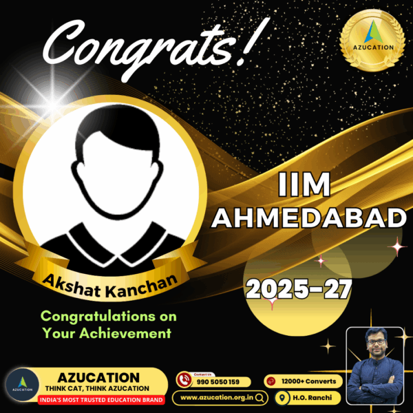 IIM A Akshat Kanchan