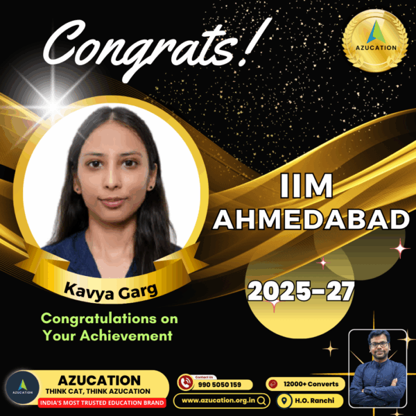 IIM A Kavya Garg