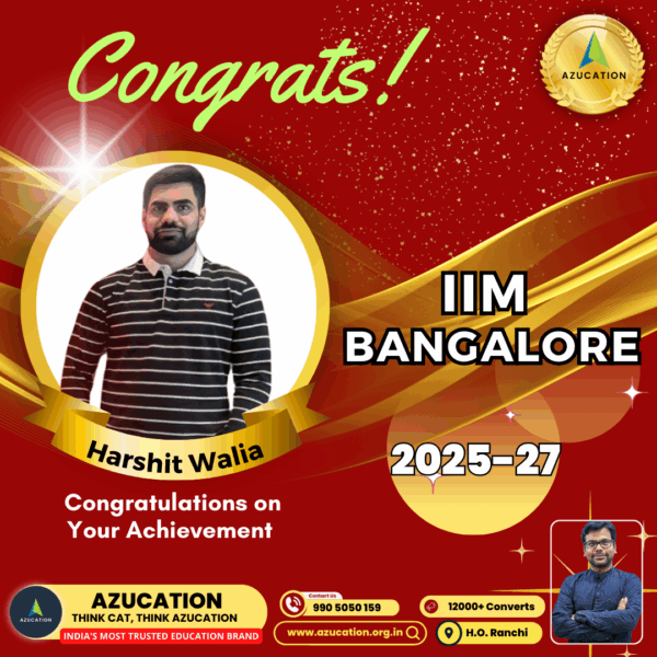 IIM B Harshit Waliya