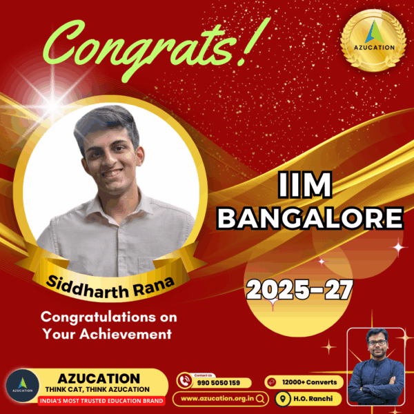 IIM B Siddharth Rana