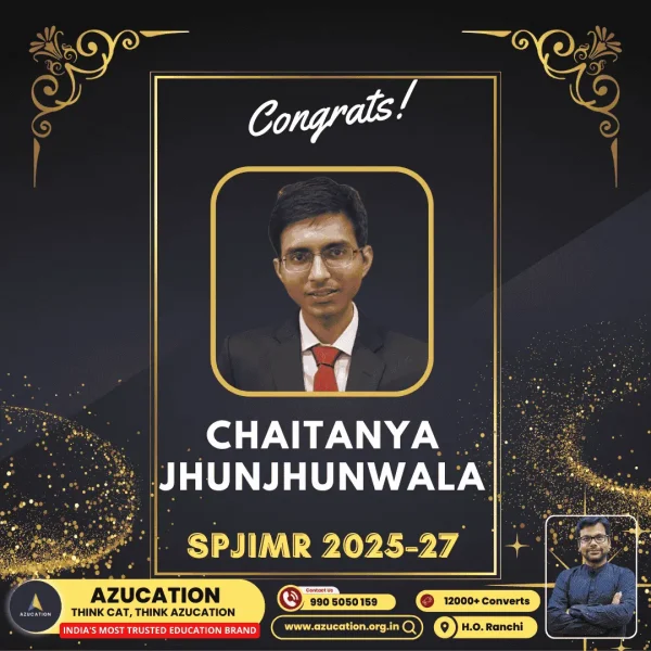 SPJIMR Chaitanya Jhunjhunwala