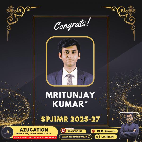SPJIMR Mritunjay Kumar