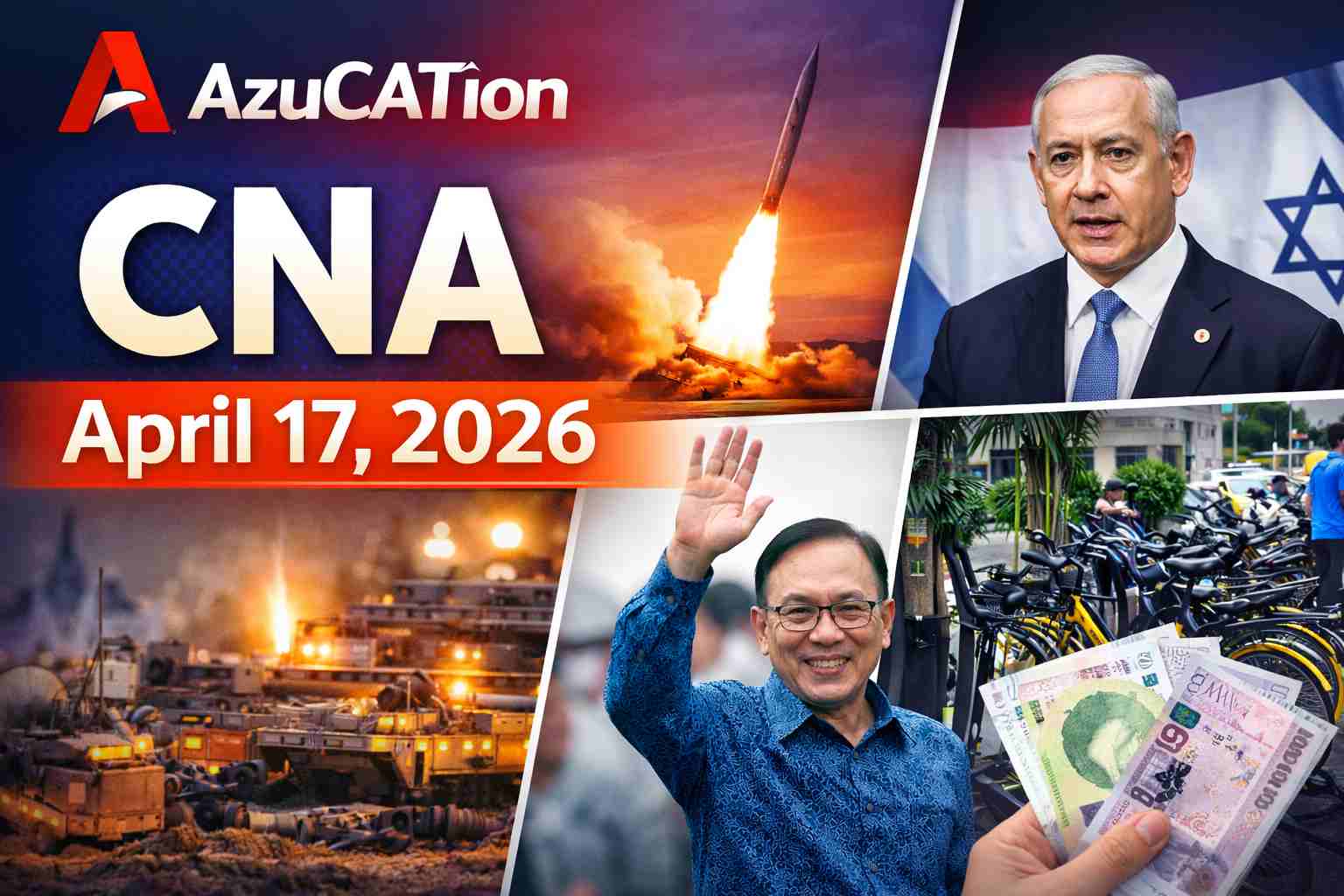 CNA April 17, 2026 | West Asia, AI, Wages, Wipro & Farm Policy | AzuCATion